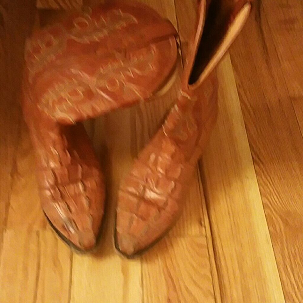 Crocodile Skin Cowboy boots
